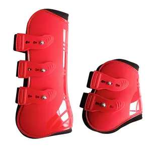 2 pièces accessoires de protège-jambes équestres bottes tendons durables à absorption de chocs pour cheval - Product Image 1