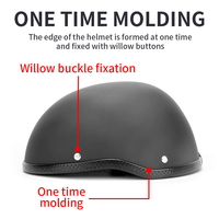 Casques de moto rétro ouverts pour adultes unisexes en ABS, été, sécurité, vintage, demi-casque