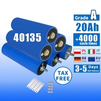 Pin Lithium Ion hình trụ LFP C40 20AH 3.2V, Pin Lifepo4 40135, Hệ thống lưu trữ năng lượng mặt trời gia dụng Lifepo4
