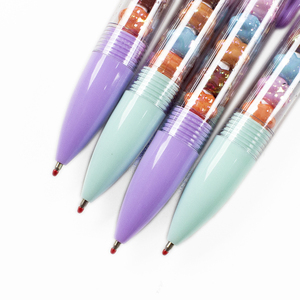O & Q luxe Kawaii mignon Design patte de <span class=keywords><strong>chat</strong></span> 0.7mm stylos à bille encre noire et bleue stylos rotatifs ensemble cadeau pour l'écriture - Product Image 3
