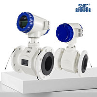 Alat Ukur Aliran Elektromagnetik Baja Tahan Karat Bersertifikat CE, Flowmeter Magnetik Digital Dn150 Dn20 Akurasi Tinggi untuk Air Limbah dan Sisa Cairan