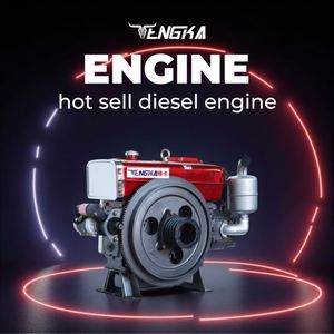 Moteur diesel monocylindre horizontal Tengka Zs1105 18HP à refroidissement par eau, à faible consommation de carburant, démarrage manuel - Vente chaude - Product Image 1