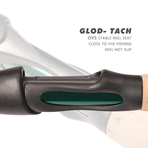 Cần câu tay spinning siêu nhẹ HONOREAL Terminus Trout 2 khúc 2.1m, chất liệu carbon, bán buôn nhà máy, <span class=keywords><strong>d</strong></span>ùng câu sông, tay cầm bằng gỗ nút chai - Product Image 4