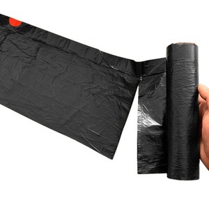 Dây Rút Màu Đen Túi chất thải Nhựa thùng rác nhà bếp xô túi dày rò rỉ rác Bán buôn túi rác - Product Image 3