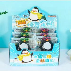 Jouet à presser pingouin dansant en plastique, anti-stress pour jeunes, jouet sensoriel unisexe - Product Image 2