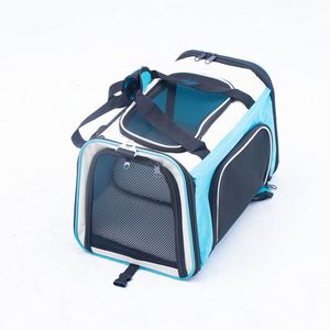 Custom Logo Soft Sided Cats Dogs Durable Pet Bag Zipper Closure Large Capacity Breathable Pet Bag - Product Image 3