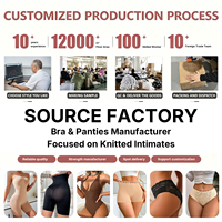 Nouvel Arrivage – Culottes Taille Haute Sans Coutures Effet Sculptant avec Imprimé Lettres Côtelées – Shorty Premium Rehausseur de Fesses pour Yoga et Gym – Vente Flash
