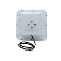 Antena incorporada de 9.2dbi Lector de etiquetas UHF RFID de largo alcance Sistema de puerta abierta automática para gestión de estacionamiento de automóviles