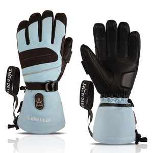 <span class=keywords><strong>SNOW</strong></span> <span class=keywords><strong>DEER</strong></span> <span class=keywords><strong>Gants</strong></span> d'hiver en cuir <span class=keywords><strong>chauffants</strong></span> Rechargeable Electric Snowboard Ski Hand Warm Touch Screen Sport Glove - Product Image 1