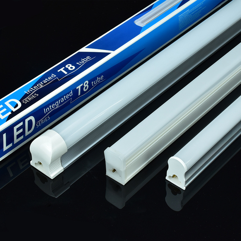 Jiyuanlux 18W Integrated T8/T5 LED Tube Light - High-Efficiency Office Factory Lighting