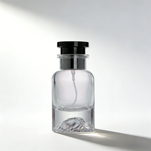 Flacon de parfum personnalisé en verre, forme cylindrique, vaporisateur à pompe, 30 ml, 50 ml, 100 ml, flacon de parfum avec emballage - Product Image 2