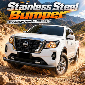 Pare-chocs en acier inoxydable SS201 pour Nissan Frontier <span class=keywords><strong>2021</strong></span> <span class=keywords><strong>2022</strong></span> 2026 2024 2025 - Product Image 1