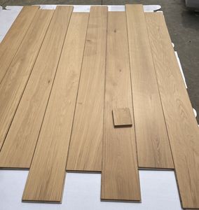 Parquet stratifié en bois d'ingénierie pur, traité en usine, en chêne blanc européen, pour usage domestique - Product Image 2