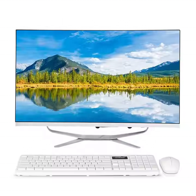 24'' 27" Core I7 Pc Gamer I9 Monoblock Straight Monitor Computadora 8GB 16GB 32GB RAM 1TB SSD AIO Computer All in One Pc Gaming