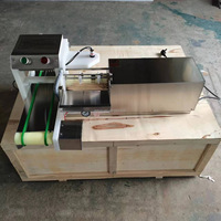 Machine à brochettes de viande entièrement automatique à moteur, machine à brochettes d'agneau, équipement de transformation de la viande pour les restaurants BBQ