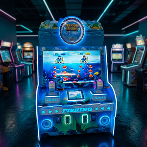 Máquina de Pesca Arcade Treasure Island para 2 Jugadores, Operada con Monedas, Juego de Pesca con Premios, 350W - Product Image 4