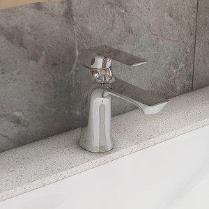 Grifo Monomando de Latón para Lavabo, Sin Contacto, Agua Fría y Caliente, para Mueble de Baño, Modelo 30055T - Product Image 1