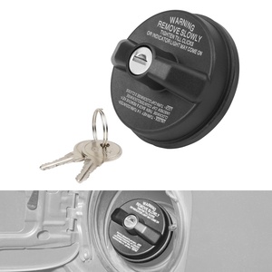 BEVINSEE pour Toyota 4Runner Bouchon de réservoir de carburant verrouillable avec clés pour Toyota <span class=keywords><strong>Yaris</strong></span> 2015-<span class=keywords><strong>2018</strong></span> # 77300-53020 - Product Image 3