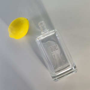 Bouteille en verre haut <span class=keywords><strong>de</strong></span> gamme <span class=keywords><strong>de</strong></span> luxe sans plomb, gaufrée, personnalisée, 500 ml, 750 ml, pour vin, whisky, saké, <span class=keywords><strong>Bordeaux</strong></span>, avec bouchon en liège - Product Image 6