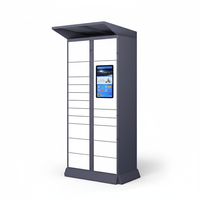 Casier à colis intelligent communautaire Armoire de livraison libre-service sans contact Système de gestion en réseau Accès par code QR assemblé