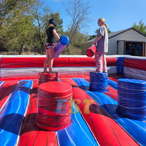Lucha inflable Arena deporte interactivo gladiador <span class=keywords><strong>duelo</strong></span> Arena juego de justas inflable palo de lucha inflable para adultos - Product Image 3