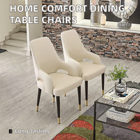 Chaises de table à manger pour la maison confort moderne meubles en cuir pour un usage domestique