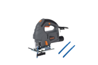 Scie sauteuse KSEIBI 710W pour le travail du bois, 220V/240V 50/60Hz avec guide laser, profondeur de coupe de 80 mm, scie à main électrique à tige en T pour le bois et le métal