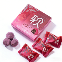 Bonbons au chocolat matcha/rose/truffe noire 60g, chocolat moelleux, boules de chocolat halal, chocolat fourré à la confiture, mini truffes au chocolat