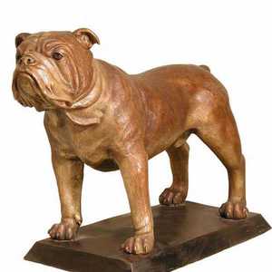 Offre Spéciale antique cuivre bronze finition métal laiton coulé <span class=keywords><strong>statue</strong></span> de <span class=keywords><strong>bouledogue</strong></span> <span class=keywords><strong>anglais</strong></span> - Product Image 4