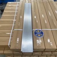 Grille de protection de gouttière en aluminium anti-feuilles et anti-boues, durable, anti-obstruction, insert de protection de gouttière, fournisseur d'usine
