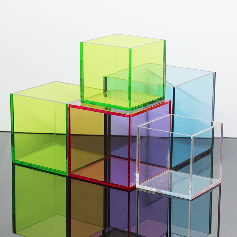 18 Cubetti Portaoggetti In Acrilico Trasparente Con Coperchio – 3 Misure: 10x10, 6.5x6.5, 5.5x5.5 Cm – Per Caramelle, Gioielli, Pillole