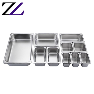Hotel Catering Buffet attrezzatura <span class=keywords><strong>gastronomica</strong></span> Gastronorm in acciaio inox piatto inserto cibo pentole Gastronome 2 / 1 Gn Pan - Product Image 4