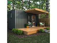 Conteneur de cuisine extérieur contemporain panneau sandwich en acier polyvalent pour villa appartement bureau atelier abri de voiture toilettes