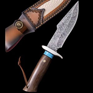 Couteau de poche pliable de haute qualité avec manche en bois et lame en acier inoxydable, personnalisable OEM, couteau de survie portable pour le camping, DIY - Product Image 3