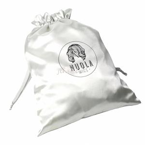 Custom Satin Hair & Wig Storage Bag for Jewelry Cosmetics Gift <b>Packaging</b> with Logo <b>Textile</b> <b>Packaging</b> - Product Image 2