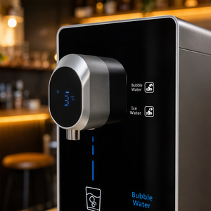 Mini Refrigeratore d'<span class=keywords><strong>Acqua</strong></span> <span class=keywords><strong>Frizzante</strong></span> da Tavolo con Display LED della Temperatura, 180W Raffreddamento Rapido e Dispenser di <span class=keywords><strong>Acqua</strong></span> Gassata per Casa e Ufficio - Product Image 3