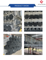 Tuyau en acier rond soudé ERW galvanisé à chaud du fabricant, haute résistance, conforme aux normes EN ASTM JIS, pour usages industriels multiples