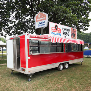 Пищевой киоск наружные прицепы полностью оборудованный грузовик с полностью оборудованной кухней, концессионный прицеп - Product Image 5