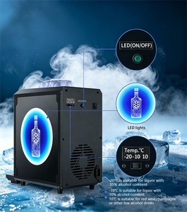 Enfriador <span class=keywords><strong>de</strong></span> Bebidas Individual <span class=keywords><strong>con</strong></span> Pantalla Digital LED <span class=keywords><strong>de</strong></span> Temperatura, <span class=keywords><strong>Grifo</strong></span> <span class=keywords><strong>de</strong></span> Acero Inoxidable, Dispensador <span class=keywords><strong>de</strong></span> Bebidas para Bar en Casa o Fiestas - Product Image 4