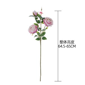 CallaFloral Roses Artificielles à Branche Unique Rouge Rose Orange Décorations d'Intérieur pour Mariages E-commerce Transfrontalier - Product Image 4