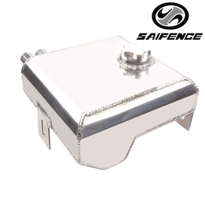 Aluminum Expansion Tank 2L <b>Polished</b> Overflow Reservoir For <b>Car</b> Retrofit Upgrade TK04 - Product Image 4