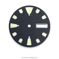 Cadran de montre vierge en laiton Furitime FL5288 pour mouvements NH35/NH36/ETA2835/SW200