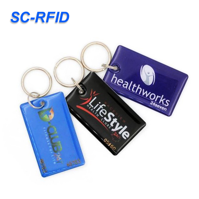 Smart Epoxy RFID Rewritable Key Tag 13.56mhz NFC 1K Duplicator Badge Smart Lock Membership Card Key for UID 1k Duplication