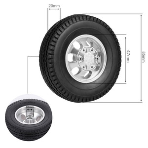 <span class=keywords><strong>Kit</strong></span> de 2 roues arrière <span class=keywords><strong>Tamiya</strong></span> avec moyeu et pneus en caoutchouc pour camions tracteurs, remorques et voitures <span class=keywords><strong>RC</strong></span> 1/14 - Product Image 5