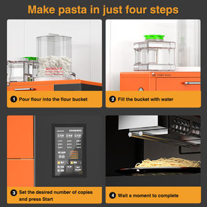 Machine à pâtes électrique à écran tactile intelligent commercial Machine à pâtes SS Spaghetti faisant <span class=keywords><strong>la</strong></span> machine Machine à pâtes italiennes - Product Image 5