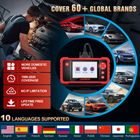 Escáner de Diagnóstico para Automóviles Launch CRP123 V3.0 Plus, Pantalla LCD Roja, Bluetooth, OBD2, Sistema Completo, Herramienta Universal