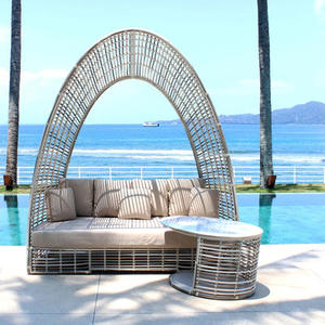 Meilleures ventes de meubles de jardin en <span class=keywords><strong>m</strong></span>étal durable, transat en osier, chaise longue d'extérieur, chaises longues en rotin pour <span class=keywords><strong>h</strong></span>ôtels <span class=keywords><strong>et</strong></span> villas - Product Image 3