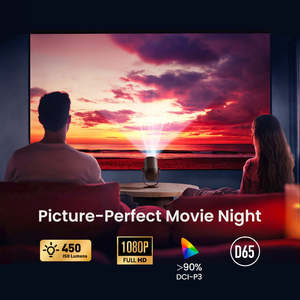 2025 Phong Cách Dangbei Freedo Xoay Mini Chiếu 450 ISO Lumens HDR 10 + Xây Dựng Trong Pin Google TV Ngoài Trời Xách Tay Máy Chiếu - Product Image 6