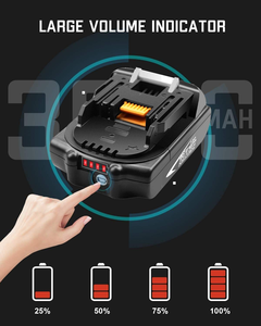 Batería de Repuesto de 18 V, 5 Ah, 6 Ah, Baterías para Herramientas Eléctricas, <span class=keywords><strong>Bl1815</strong></span>, Bl1830, Batería de Iones de Litio para Taladro - Product Image 4