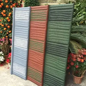 Color Stone Coated Metal Roof Tiles Color Galvanized Kerala Stone Coated Metal Thatch Roof Tile Roof Tile